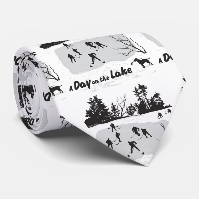 Dagen på Sjö Pond Hockey Slips (Rullad)