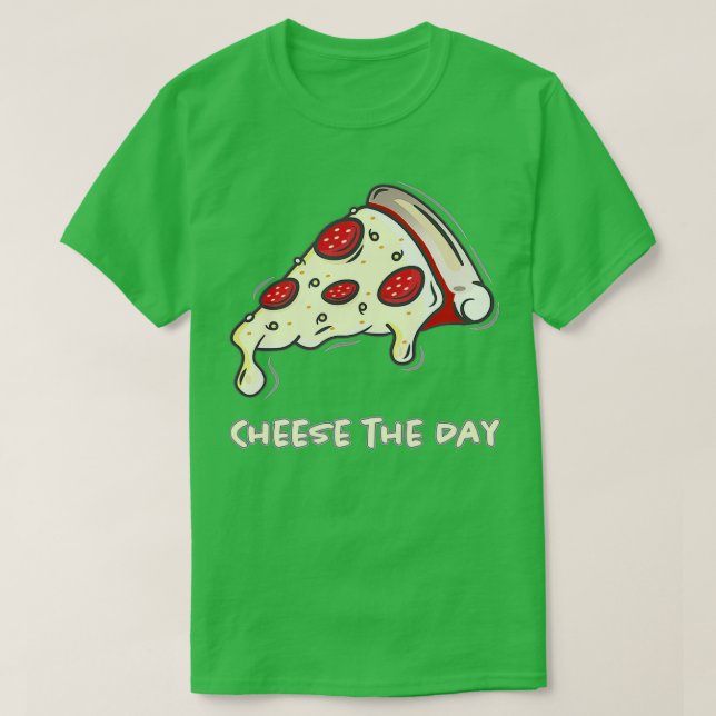 Dagen Pizza-osten, Dagen Pizza T Shirt (Design framsida)