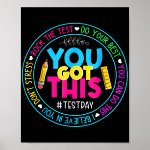 Dagen Sten den dag då testläraren testade dig Harn Poster