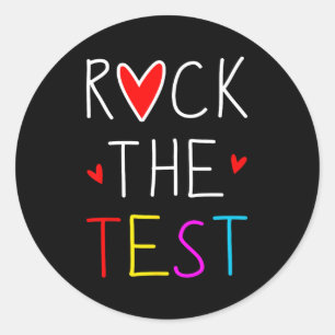 Dagen Sten: Testlärarteatestdagen, nuny Teache Runt Klistermärke