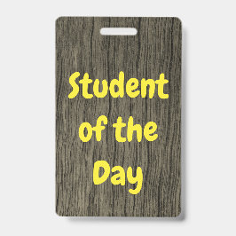 "Dagen Student"-bricka, naturinspirerad