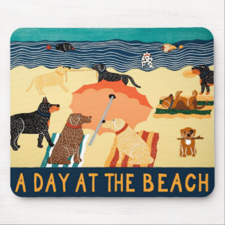 Dagen vid Beach Mousepad - Stephen Huneck Musmatta