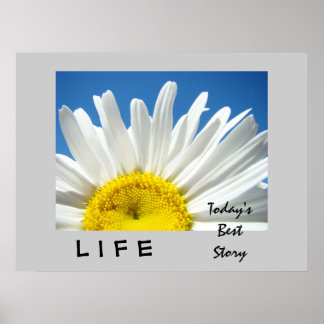Dagens Bästa Berättelse! LIFE konsttryck Vit Tusen Poster