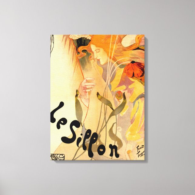 DAGENS BÄSTA!FRANSK GARDEN FAIRY POSTERART CANVAS (Framsida)