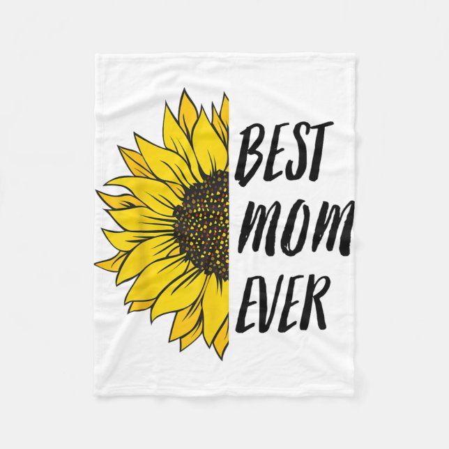 Dagens bästa Mamma någonsin från dotter Son Mamma  Fleecefilt (Framsidan)