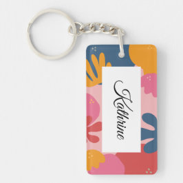 Dagens blommigt löv personlig namn