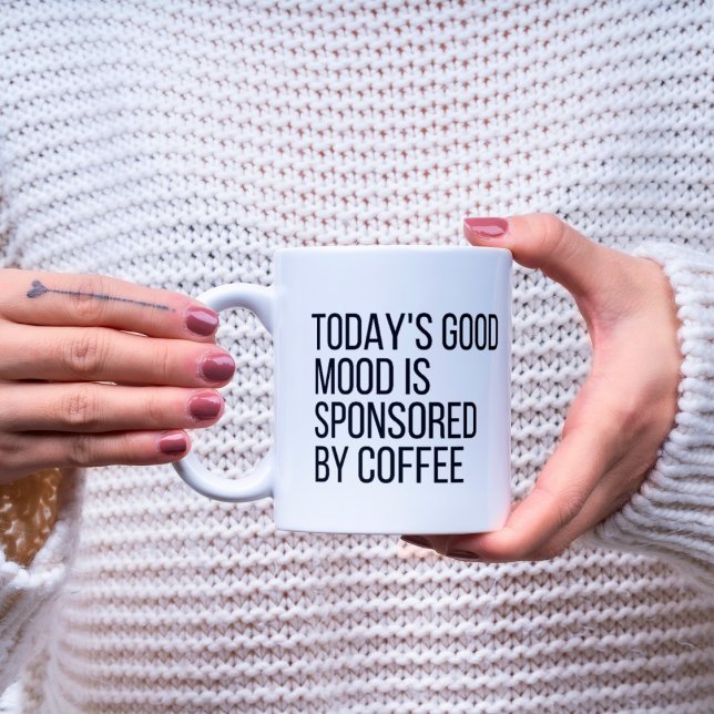 Dagens Bra Mood bärs av kaffe Två-Tonad Mugg (Skapare uppladdad)