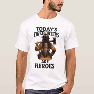 Dagens brandmän är hjältar t shirt