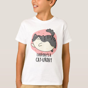Dagens Cat-urday Funny Cat Pun T Shirt