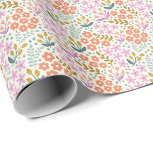 Dagens Ditsy-Blommigt i Jewel Tones Presentpapper