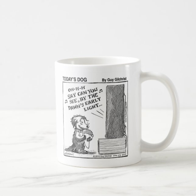 Dagens Dogg™ nationalsången Kaffemugg (Höger)