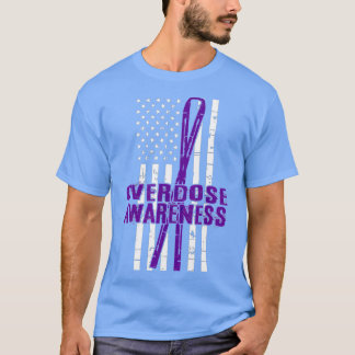 Dagens familj för ökad medvetenhet om överdosering t shirt