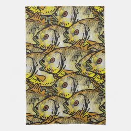 Dagens fångster (St. Andrew) Kökshandduk