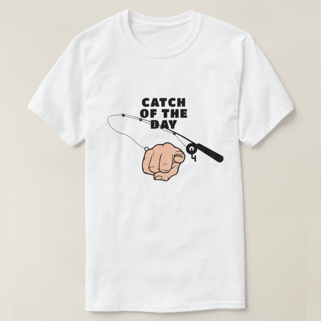 Dagens fångster t shirt (Design framsida)