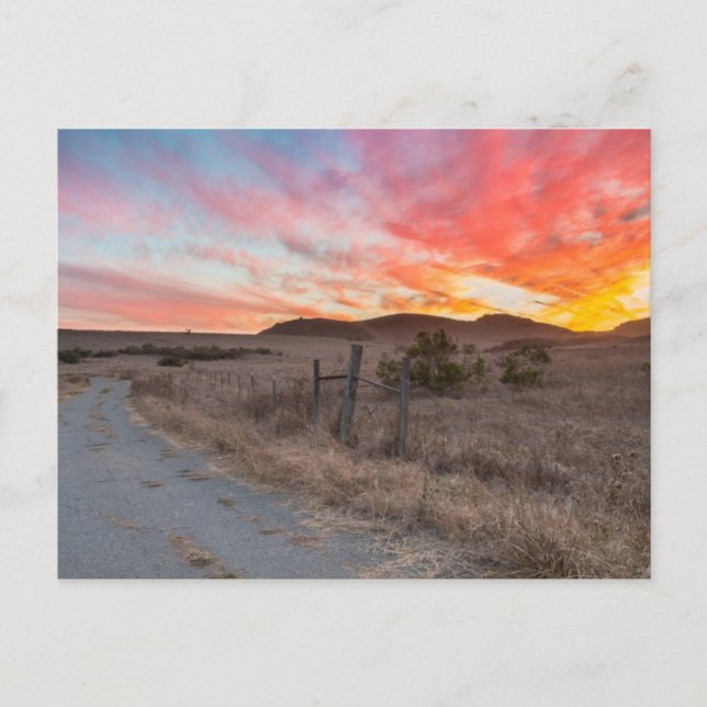 Dagens första solnedgång vykort (Framsida)