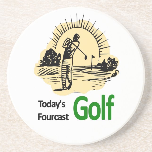 Dagens Fourcast "Golf ", Underlägg Sandsten (Framsidan)