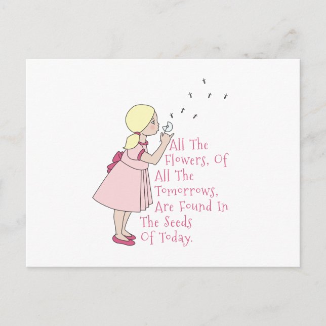 Dagens frön vykort (Framsida)