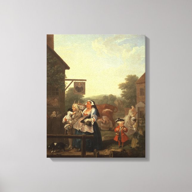 Dagens fyra gånger: Kväve, 1736 Canvastryck (Framsida)
