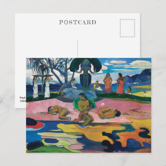 Dagens Gud | Paul Gauguin | Vykort (Fram/baksida)