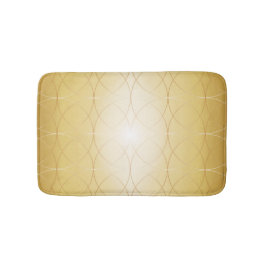 Dagens gyllene elegant badrumsmatta