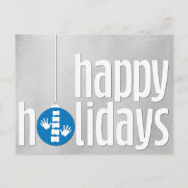 Dagens hälsningar Silver Blue Chiropraktic Helg Vykort