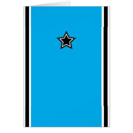 Dagens hälsningskort för stjärnor och Rand - blått
