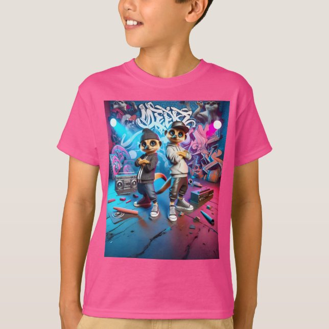 Dagens hjältar, Meerkats T Shirt (Framsida)