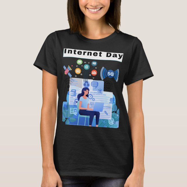 Dagens Internet T Shirt (Framsida)