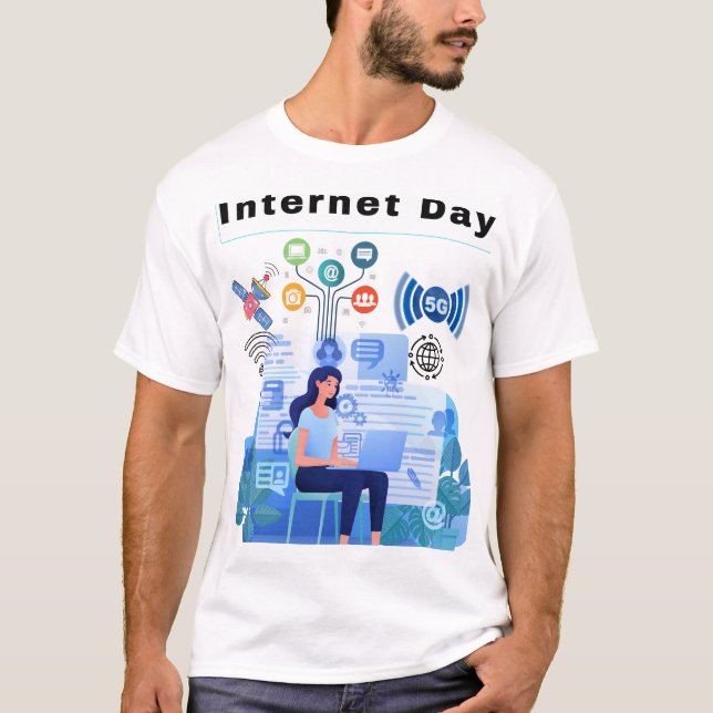 Dagens Internet T Shirt (Framsida)