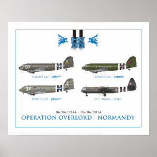 DAGENS INVASIONSLUFTFARTYG POSTER