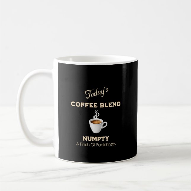 Dagens kaffeblandning, klant kaffemugg (Vänster)