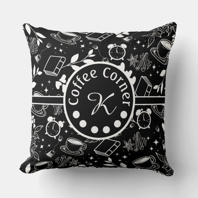 Dagens kafferobolk i älskare i mitten av århundrad kudde (Framsida)