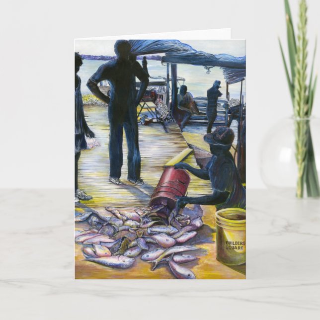 Dagens kort för hälsning på menyn Bahamas (Framsida)