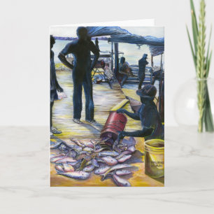 Dagens kort för hälsning på menyn Bahamas