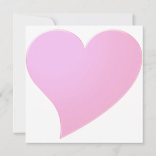 Dagens kort för ljust rosa stort hjärta, ett moder