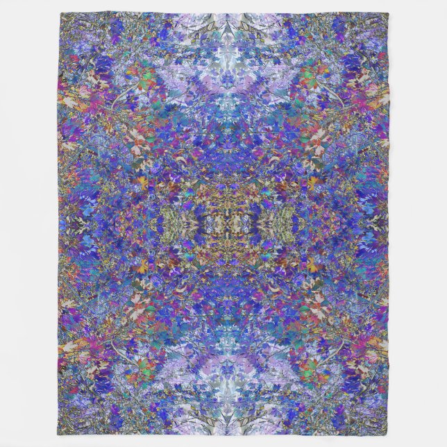 Dagens Lövs Träd Art Meditation Fleece Blanket (Framsidan)