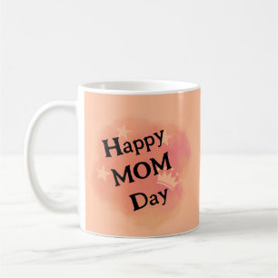 Dagens lycklig mamma-blommigt kaffemugg