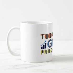 Dagens målframsteg kaffemugg