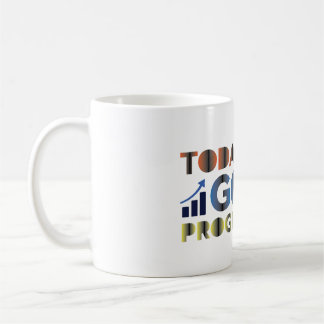 Dagens målframsteg kaffemugg