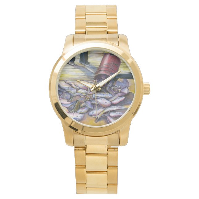 Dagens Menu, Harbor Island, Bahamas Armbandsur (Framsida)