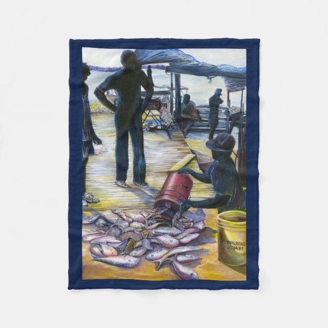 Dagens Menu, Harbor Island, Bahamas Fleecefilt (Framsidan)