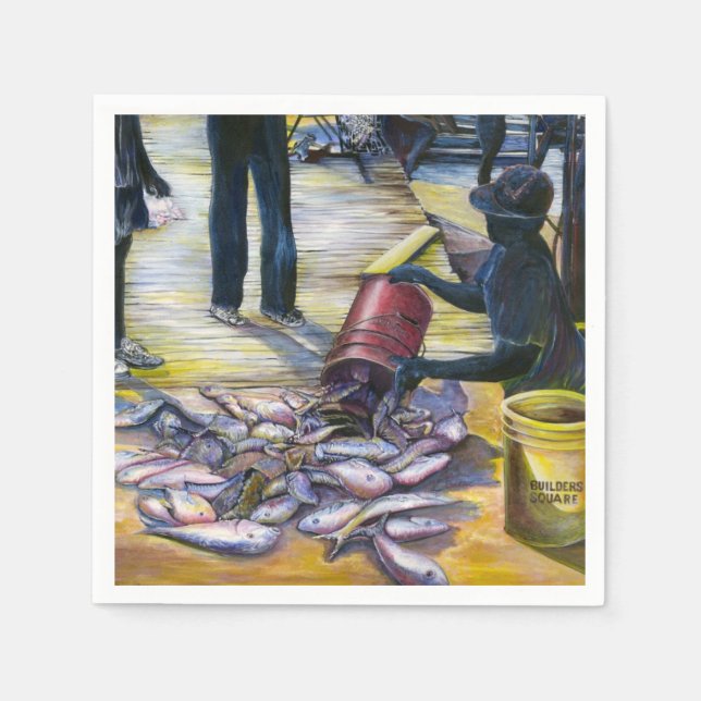 Dagens Menu, Harbour Island Pappersservett (Framsidan)