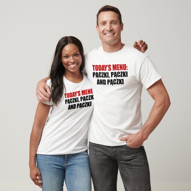 Dagens meny: Paczki Funny T Shirt (Unisex)