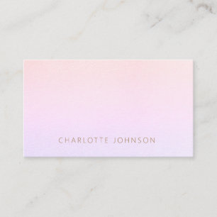 Dagens minimalistiska holograf Girly-Professionell Visitkort