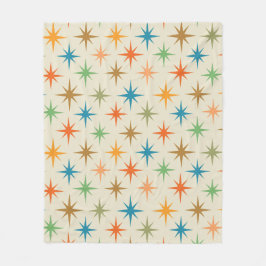 Dagens moderna, färgstarka atomstjärnor fleecefilt