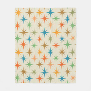 Dagens moderna, färgstarka atomstjärnor fleecefilt