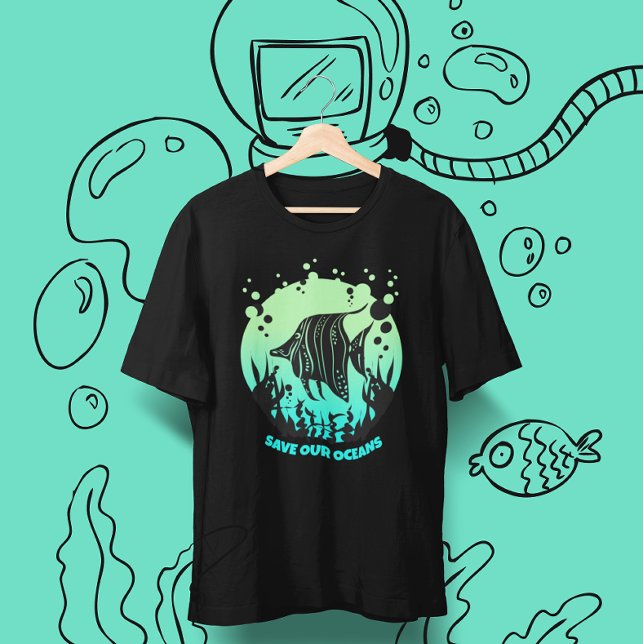 Dagens moderna Spara i världshaven T Shirt (Skapare uppladdad)