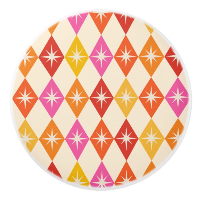 Dagens moderna stjärnsprängningar på retrodiamante knopp (Framsidan)