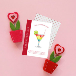 Dagens moderna valentineser för vänskap i lycklig julkort