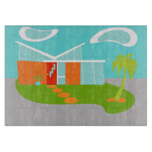 Dagens modernt hus för Tecknad i mitten av århundr